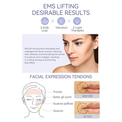 Masseur Facial microcourant Lifting du visage